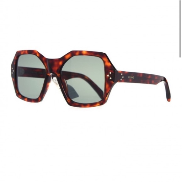 Acetate Octagon Polarized Sunglasses CL401311 Blonde Havana - Picture 2 of 7